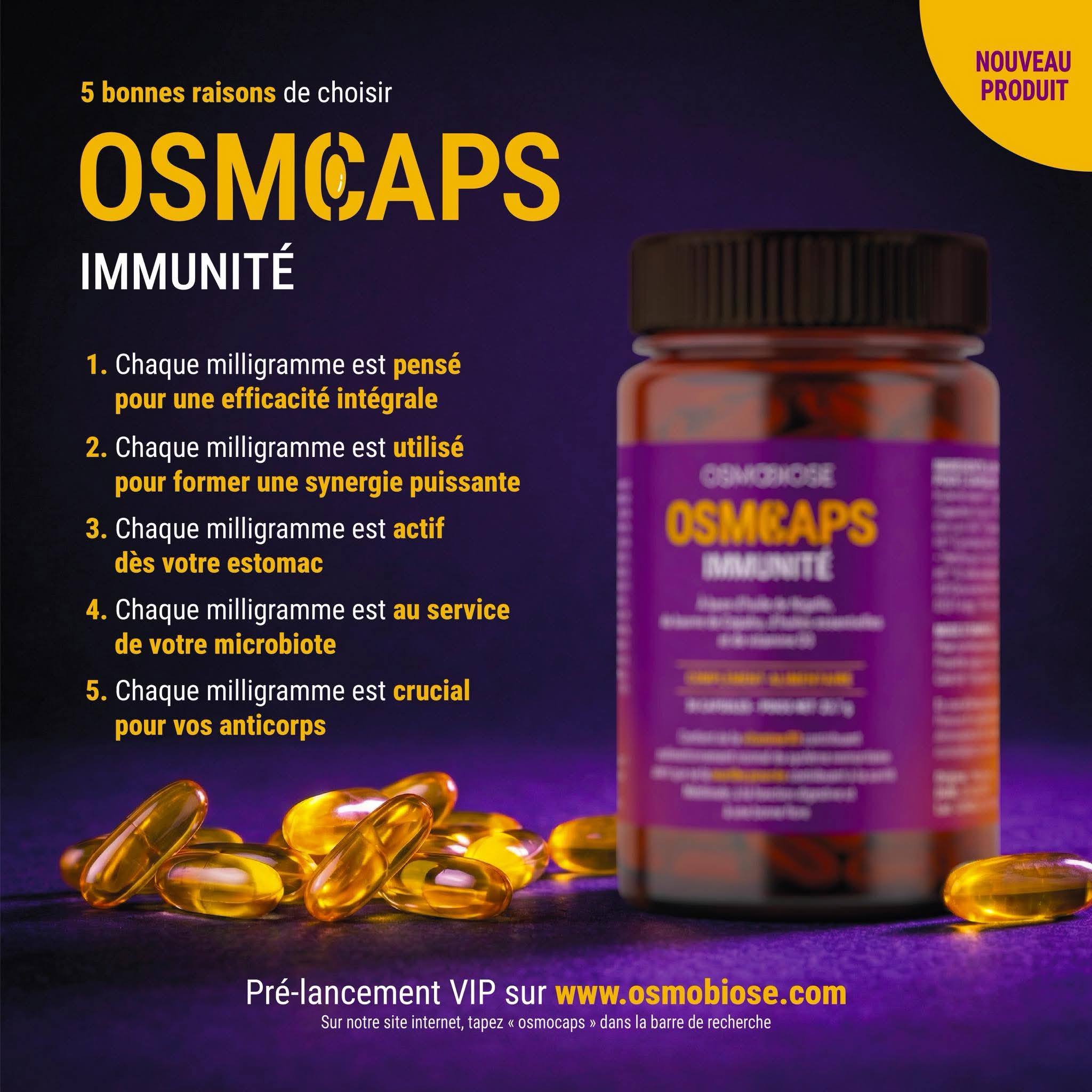 [Précommande] OSMOCAPS Immunité - Fin du tarif VIP au 31 janvier