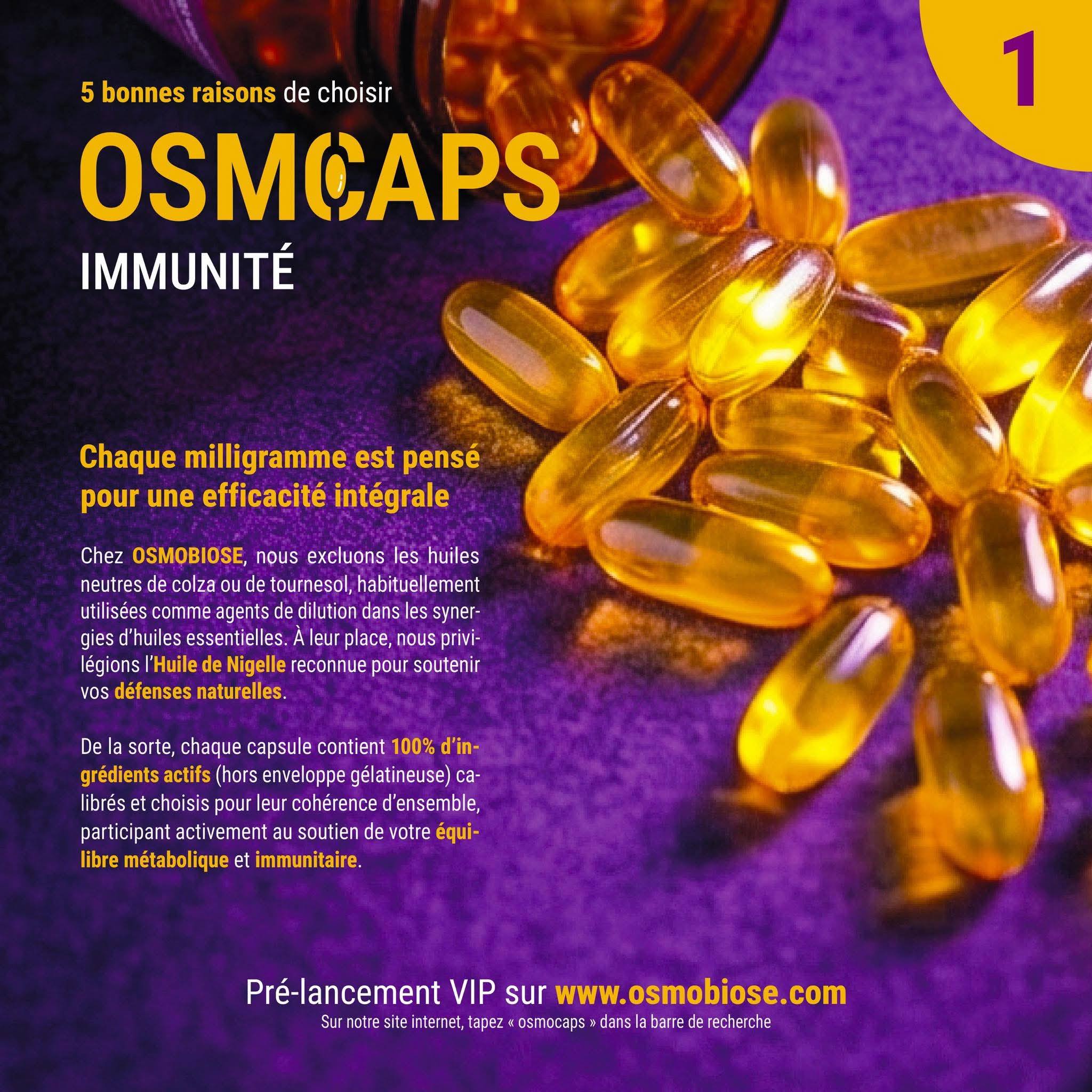 [Précommande] OSMOCAPS Immunité - Fin du tarif VIP au 31 janvier