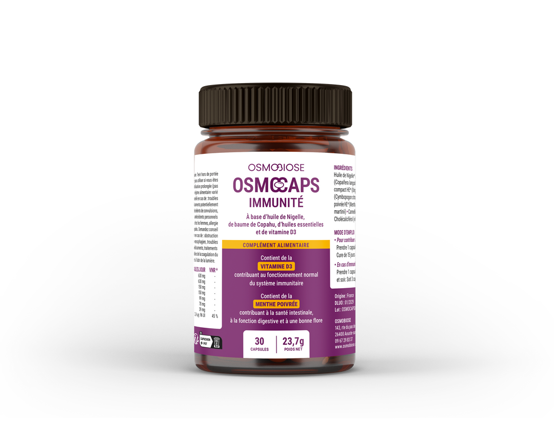 OSMOCAPS -  capsules immunité - Liste VIP ouverte