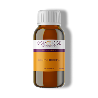 Baume de Copahu ou de Copaïba OB, oléorésine : soutient les défenses immunitaires, douleurs, tonique général, cystites et  excipient actif.