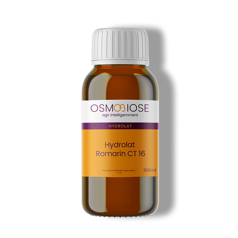 Hydrolat Romarin CT 16 OB, sommités fleuries : actif sur le foie